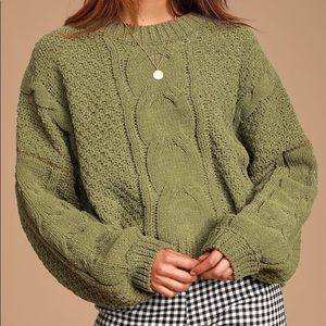 Lulus chenille sweater